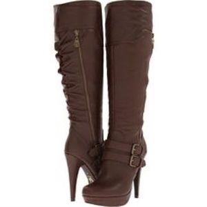 G by Guess tall platform boots